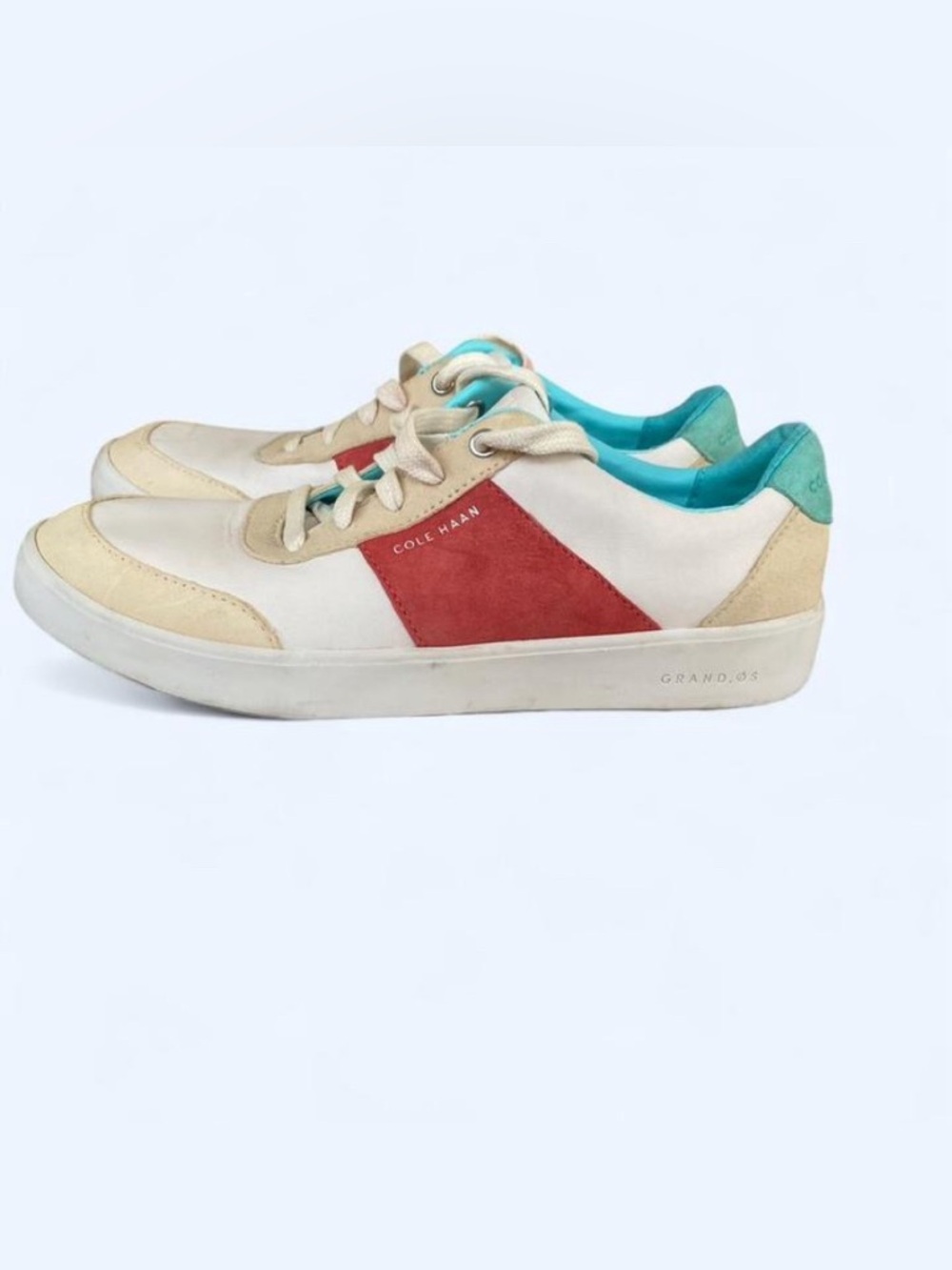 Cole Haan Grand Crosscourt Multi-Color Suede Sneakers W18324 Size 6.5